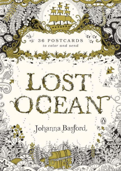 Lost Ocean: 36 Postcards To Color And Send