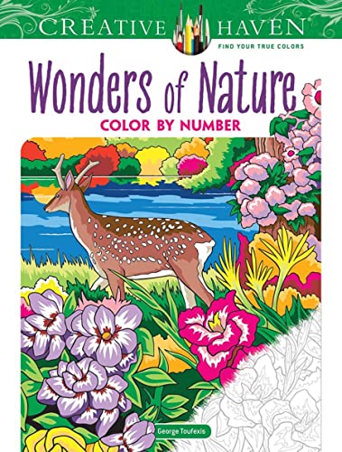 Creative Haven Wonders Of Nature Color By Number (Creative Haven Coloring Books)