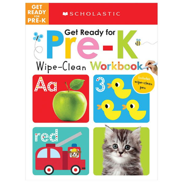 Get Ready For Pre-K Wipe-Clean Workbook: Scholastic Early Learners (Wipe-Clean)