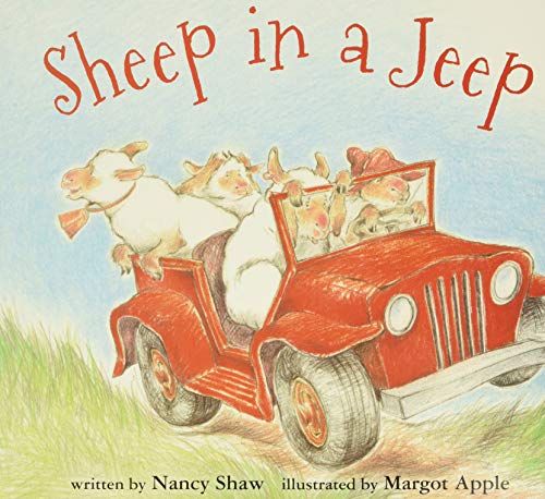 Sheep In A Jeep (Board Book)