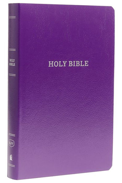 Kjv, Gift And Award Bible, Leather-Look, Purple, Red Letter, Comfort Print: Holy Bible, King James Version