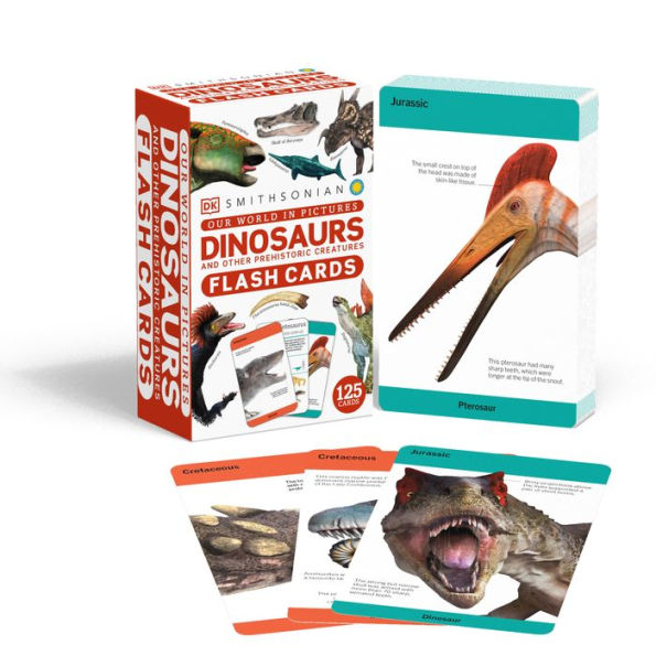 Our World In Pictures Dinosaurs And Other Prehistoric Creatures Flash Cards (Dk Our World In Pictures)