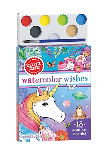 Klutz Watercolor Wishes Postcard Kit