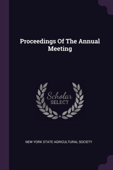 Proceedings Of The Annual Meeting