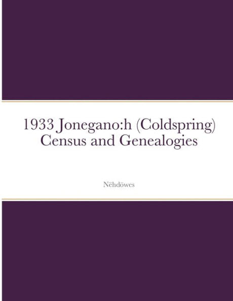 1933 Jonegano: H (Coldspring) Census And Genealogies