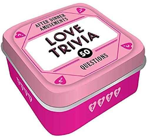 Chronicle Books After Dinner Amusements: Love Trivia: 50 Questions (Romance-Themed Trivia Card Game, Valentine???s Day Gift)