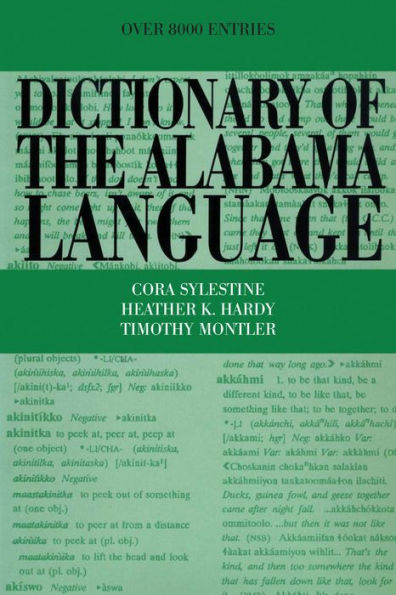 Dictionary Of The Alabama Language