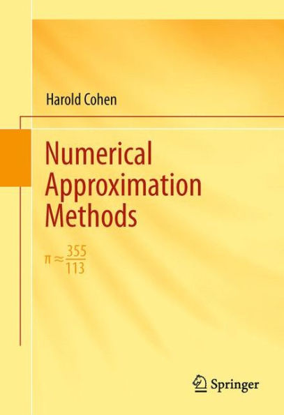 Numerical Approximation Methods: P ?355/113