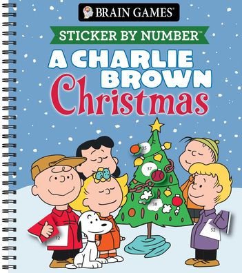 Brain Games - Sticker By Number: A Charlie Brown Christmas