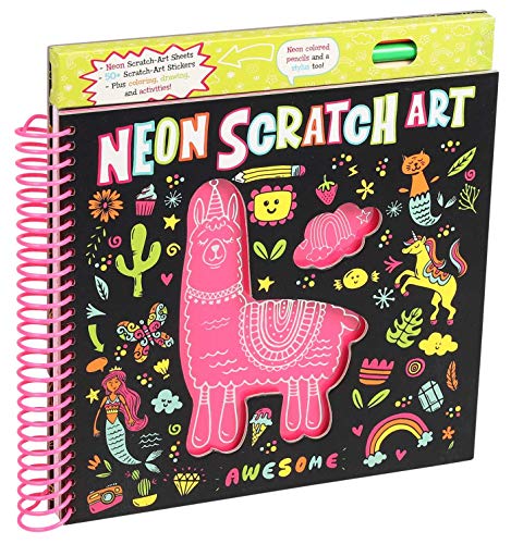 Neon Scratch Art (Creativity Corner)