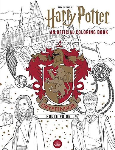 Harry Potter: Gryffindor House Pride: The Official Coloring Book: (Gifts Books For Harry Potter Fans, Adult Coloring Books)