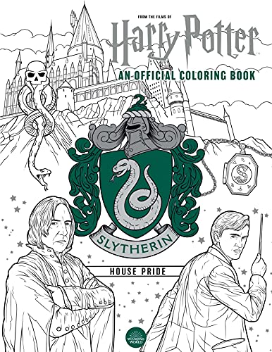 Harry Potter: Slytherin House Pride: The Official Coloring Book: (Gifts Books For Harry Potter Fans, Adult Coloring Books)