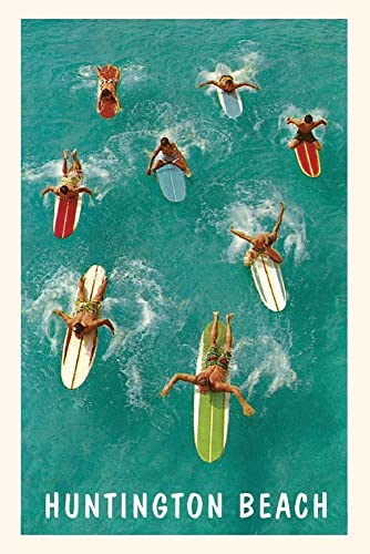 The Vintage Journal Surfers, Huntington Beach, California (Pocket Sized