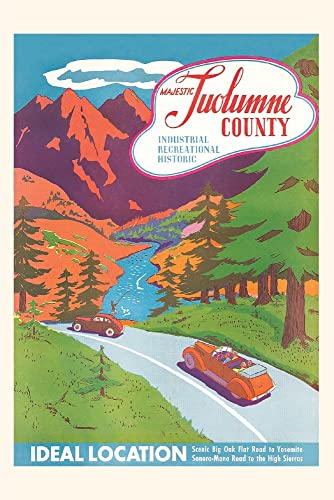 Vintage Journal Travel Poster For Tuolumne County (Pocket Sized