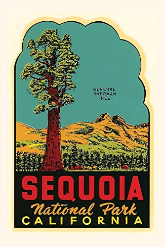 Vintage Journal Sequoia National Park Decal (Pocket Sized