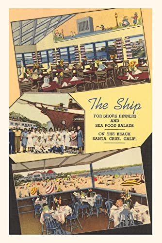 Vintage Journal The Ship Restoraunt, Santa Cruz (Pocket Sized