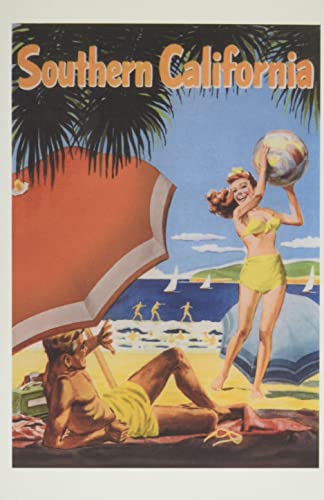 Vintage Journal Southern California Travel Poster (Pocket Sized