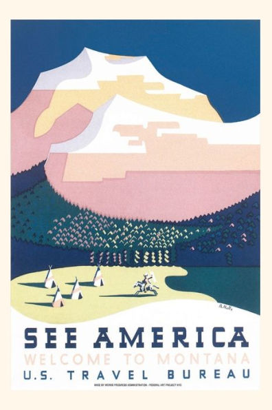 Vintage Journal See America, Montana Travel Poster - 9781669503354