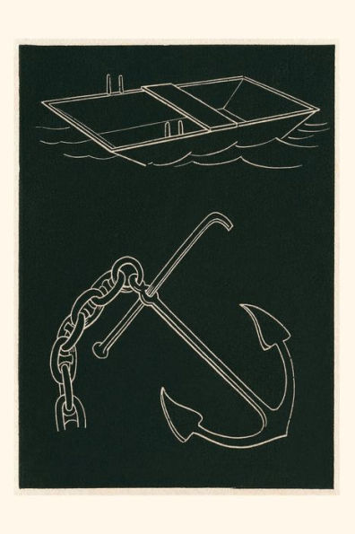 Vintage Journal Rowboat And Anchor