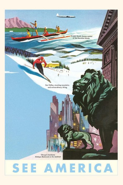 Vintage Journal Travel Poster: See America - 9781669505037