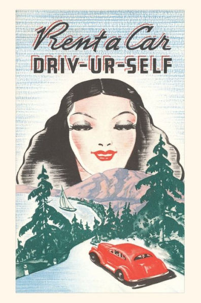 Vintage Journal Rent A Car, Driv Ur Self