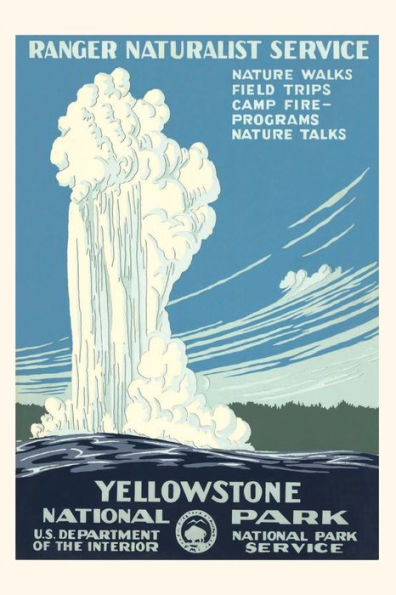 Vintage Journal Yellowstone National Park Travel Poster, Old Faithful - 9781669505396