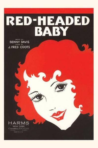 Vintage Journal Sheet Music For Red-Headed Baby