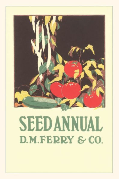 Vintage Journal Seed Annual, Tomatoes And Cucumber