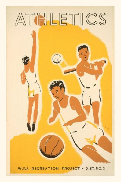 Vintage Journal Wpa Athletics Poster