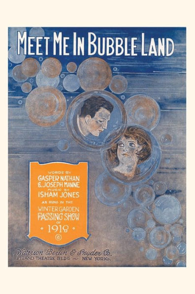 Vintage Journal Sheet Music For Meet Me In Bubble Land