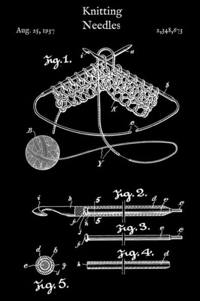 Knitting Needles: Knitting Paper 2x3 Template for Crocheters and Knitters