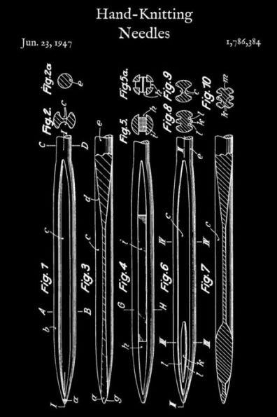 Hand Knitting Needles: Knitting Paper 4x5 Template for Crocheters and Knitters