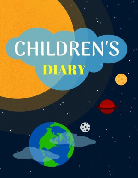 Children's Diary: Ages 4-8 Childhood Learning, Preschool Activity Book 100 Pages Size 8.5x11 Inch (Draw&Write Journal For Kids)