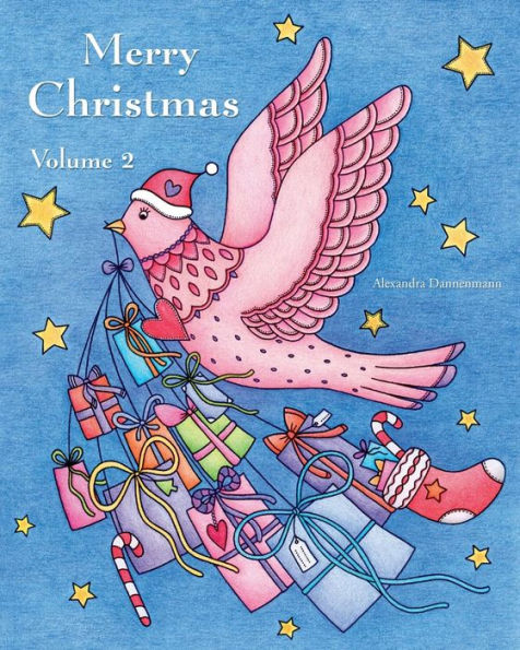 Merry Christmas - Volume 2 : A Beautiful Christmas Adult Coloring Book For Relaxation