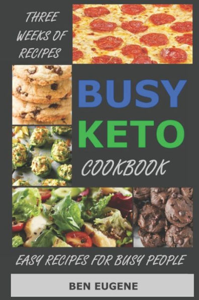 Libro de cocina Keto ocupado