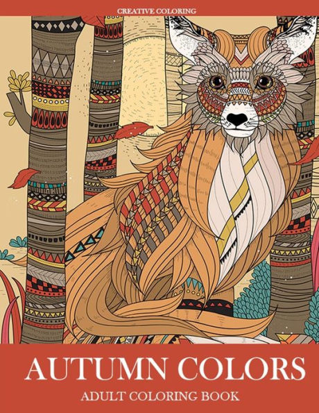 Autumn Colors: Adult Coloring Book