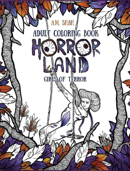 Libro de colorear para adultos: La tierra del terror, Las chicas del terror (Libro 2) (2)