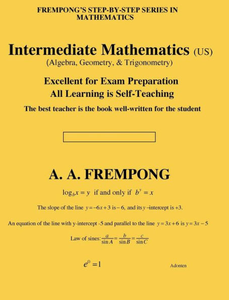 Matemáticas intermedias (EE. UU.): (Álgebra, geometría y trigonometría