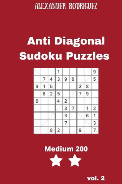 Sudoku antidiagonal - Mediano 200 vol. 2