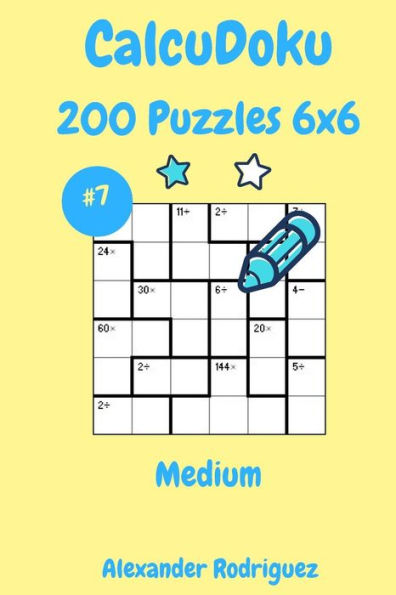 CalcuDoku Puzzles 6x6- Mediano 200 vol. 7