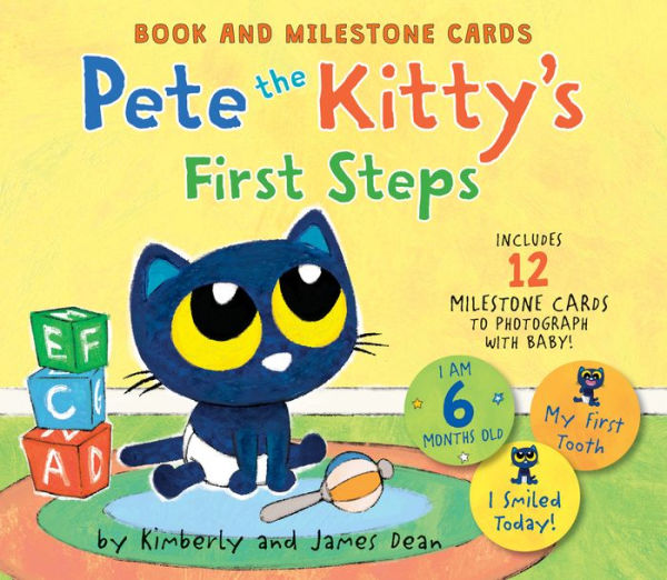 Pete The Kitty’S First Steps: Book And Milestone Cards (Pete The Cat)