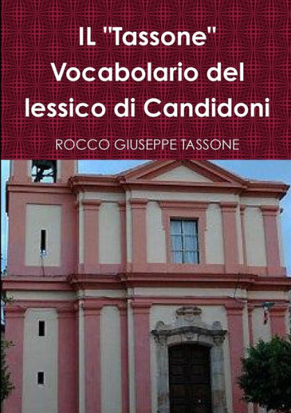 Il "Tassone" Vocabolario Del Lessico Di Candidoni (Italian Edition)