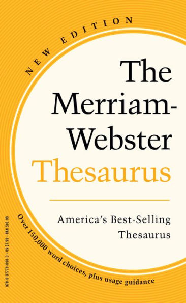 The Merriam-Webster Thesaurus | Mass Market Paperback, Newest Edition, 2023 Copyright