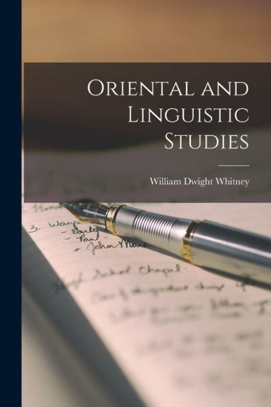 Oriental And Linguistic Studies