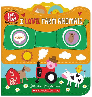 I Love Farm Animals (A Let'S Play! Board Book)