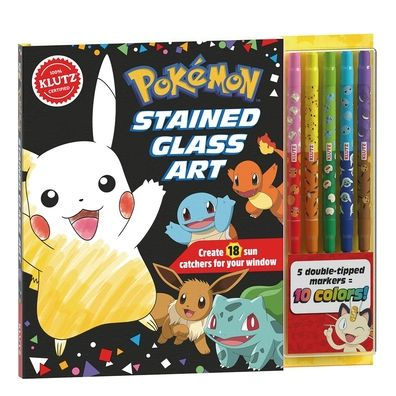 Klutz Pokémon Stained Glass Art Craft Kit