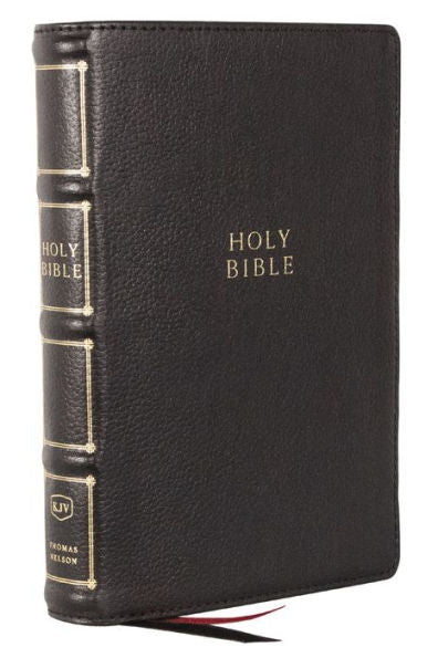 Kjv Holy Bible: Compact Bible With 43,000 Center-Column Cross References, Black Leather W/ Thumb Indexing (Red Letter, Comfort Print, King James Version)