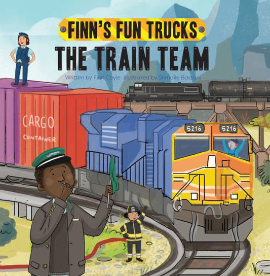 The Train Team: A Lift-The-Page Truck Book (Finn'S Fun Trucks)