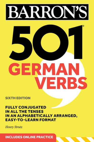 501 German Verbs, Sixth Edition (Barron'S 501 Verbs)