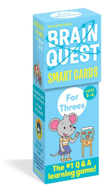 Brain Quest For Threes Smart Cards Revised 5Th Edition (Brain Quest Smart Cards)